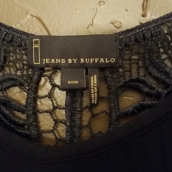 I jeans by Buffalo Black Dolman Sleeved Top - Picture 5 of 6